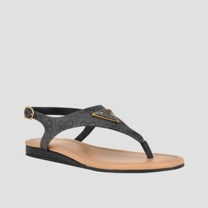 Guess Unali Thong Sandals Style: #GWUNALI Size 7M in black NWT